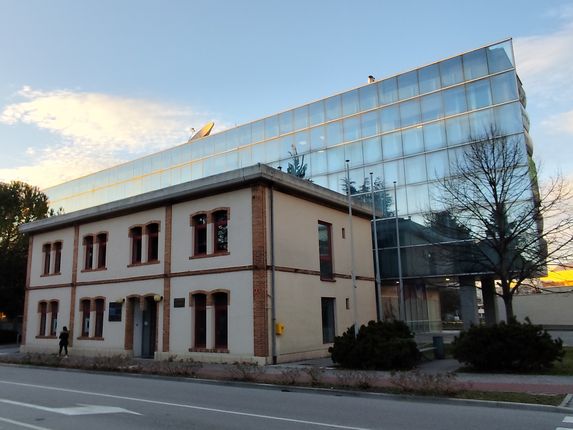 . The former brickworks administration building, the only surviving part of the original complex. Today it is home to the Local Communities of the town of Nova Gorica. &copy;Photo: Blaž Kosovel