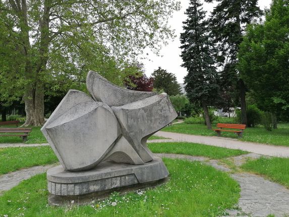 . Monument to the partisan saboteur fighters of Nova Primorska and Gorenjska, Negovan Nemec, 1985. &copy;Photo: Blaž Kosovel