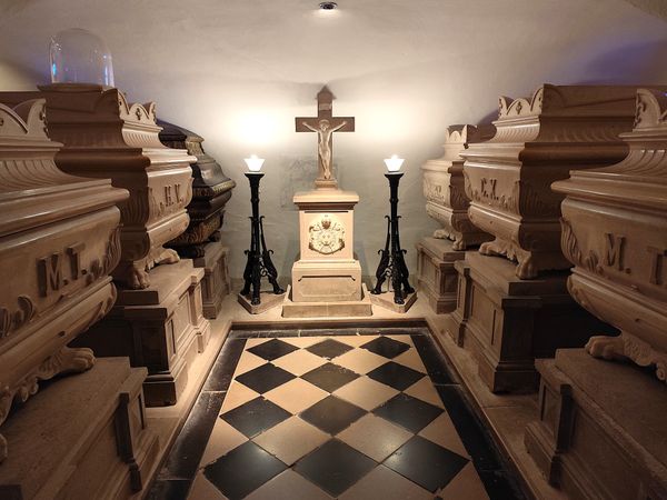 The tomb of the last French Bourbon king Charles X. and his family members, also known as the Little Saint-Denis.