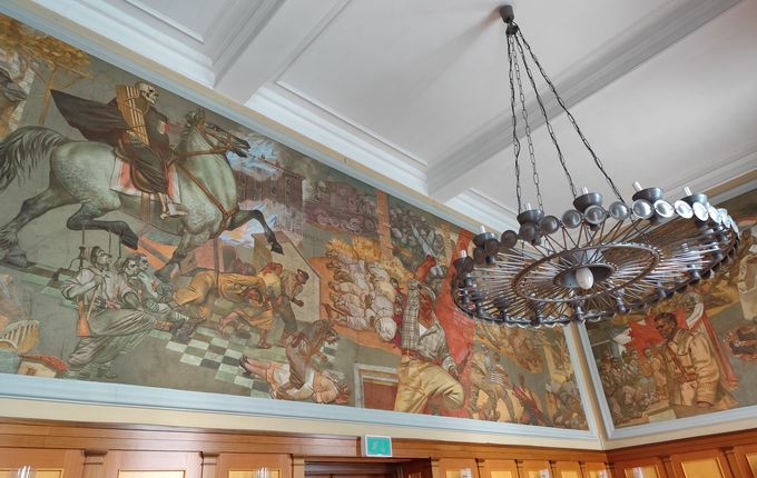 Freska zgodovine Primorske, avtor: Slavko Pengov. Foto: Blaž Kosovel.  