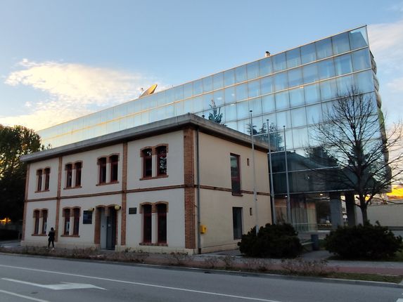 . The former brickworks administration building, the only surviving part of the original complex. Today it is home to the Local Communities of the town of Nova Gorica. &copy;Photo: Blaž Kosovel