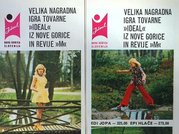 .  &copy;From the collection of Regional Archive in Nova Gorica - PANG 0614 Modna konfekcija Ideal Nova Gorica, t.e. 18