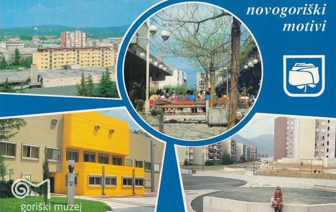 . Nova Gorica Impressions, 1982 &copy;Postcard from the collection of Goriški muzej Kromberk - Nova Gorica (Goriška museum)