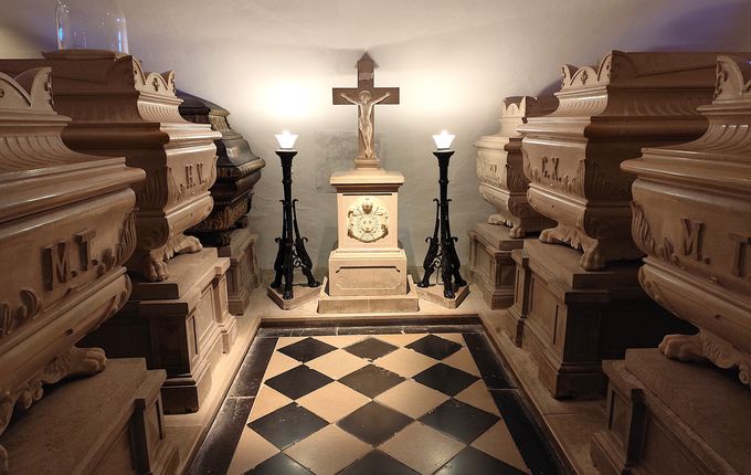 . The tomb of the last French Bourbon king Charles X. and his family members, also known as the Little Saint-Denis. &copy;Photo: Blaž Kosovel