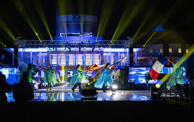 . Otvoritvena slovesnost pred SNG. &copy;Foto: Jernej Humar