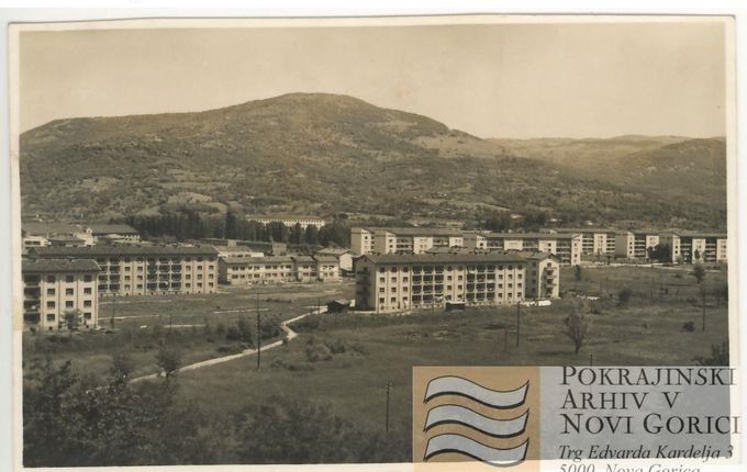 . 1958 &copy;Photo Bavdaž, from the collection of Regional Archive in Nova Gorica - PANG 667 Zbirke razglednic krajev Nova Gorica