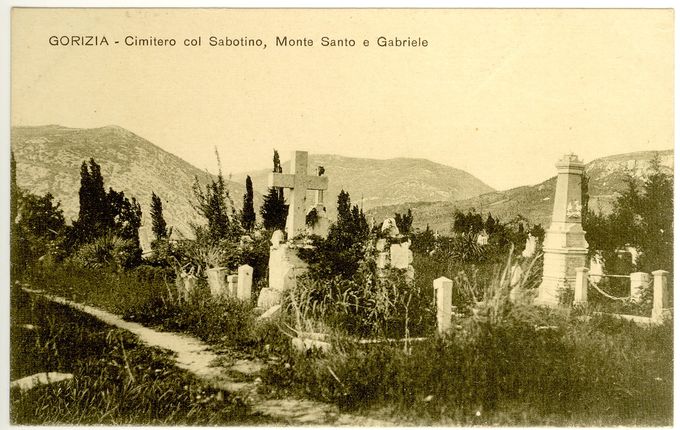 Nekdanje Goriško pokopališče, vir: Goriški muzej.  